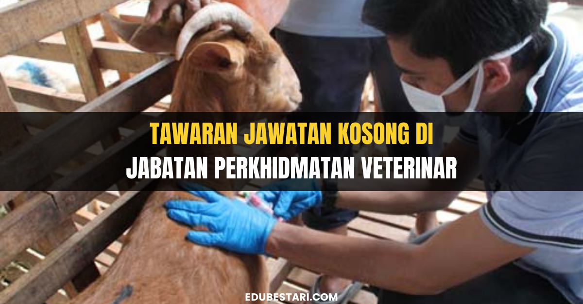 Tawaran Jawatan Kosong Di Jabatan Perkhidmatan Veterinar Terbuka Buat Graduan