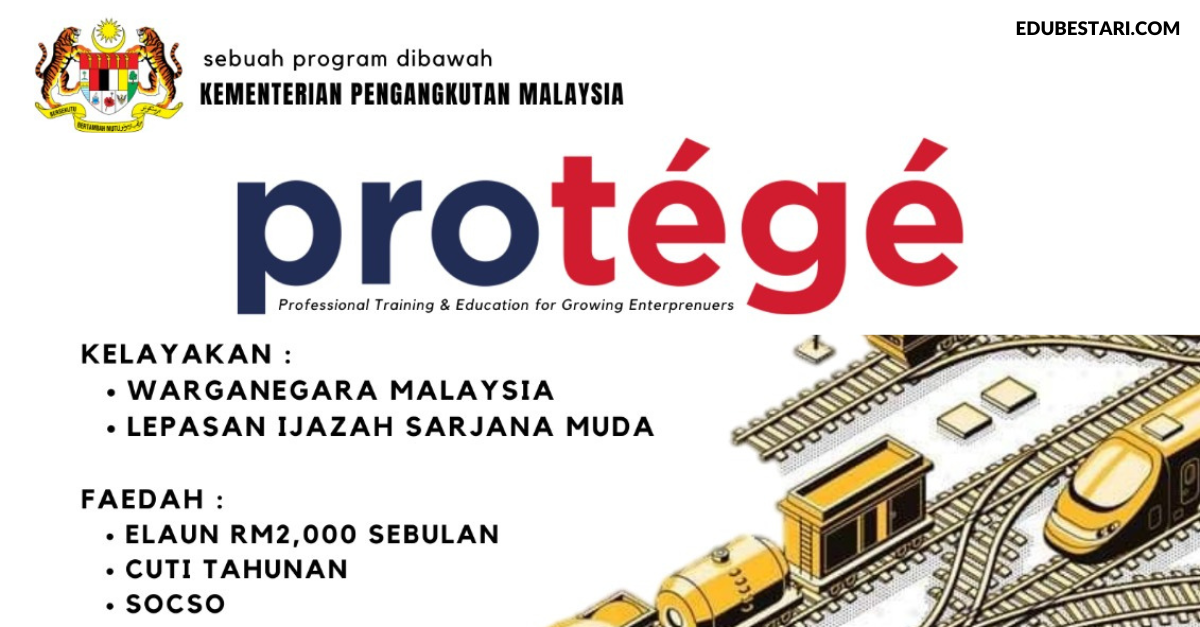 Tawaran Program Protege Kementerian Pengangkutan Malaysia Buat Graduan, Elaun RM2,000 Sebulan 