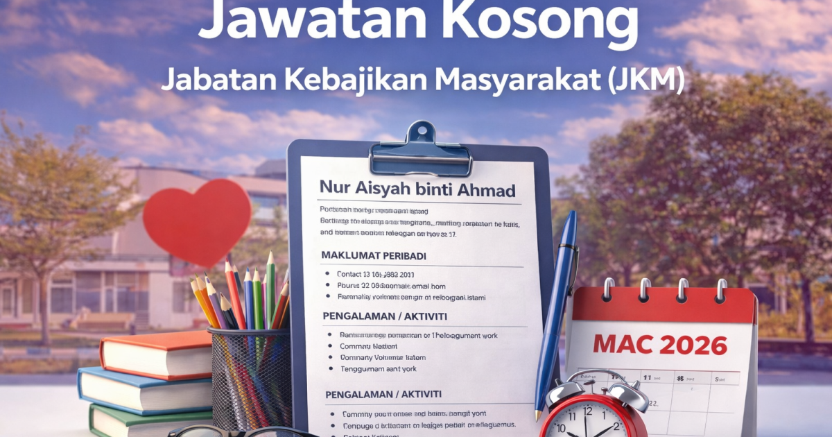 Cara Mohon Jawatan Personel MySTEP Jabatan Kebajikan Masyarakat Melalui Email