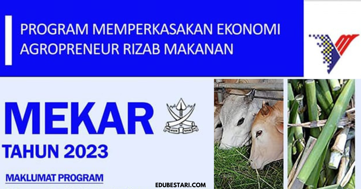MEKAR 2023: Bantuan Memperkasakan Ekonomi Agropreneur Rizab Makanan Sehingga RM15,000
