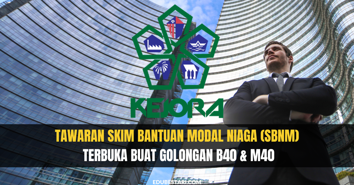Tawaran Skim Bantuan Modal Niaga (SBNM) 2023 Terbuka Buat Golongan B40 & M40