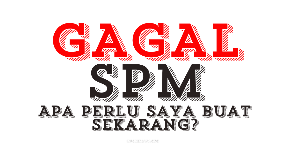 Keputusan SPM Kurang Baik, Bukan Penamat Segalanya