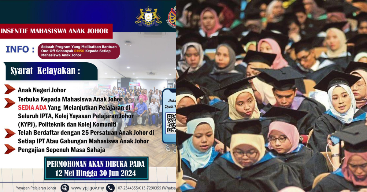 Permohonan Insentif Mahasiswa Anak Johor 2024 Di Buka (IMAJ)