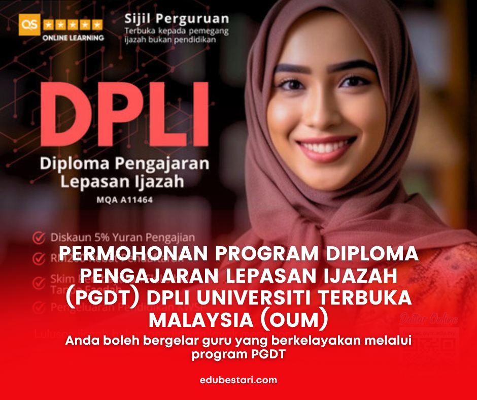 Dpli Permohonan Program Diploma Pengajaran Lepasan Ijazah (PGDT) DPLI ...