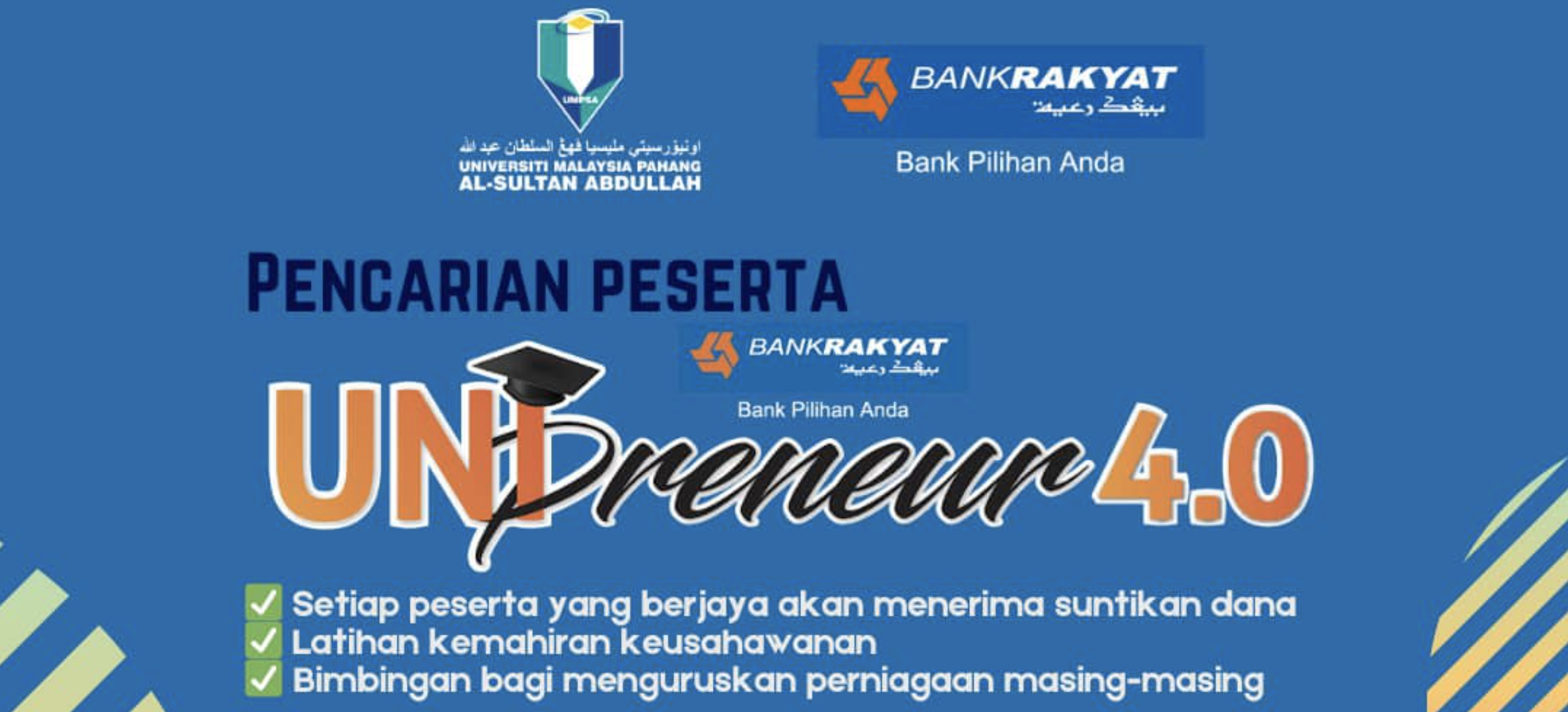 Permohonan Program Bank Rakyat UNIpreneur 4.0 Di Buka, Ini Cara Mohon