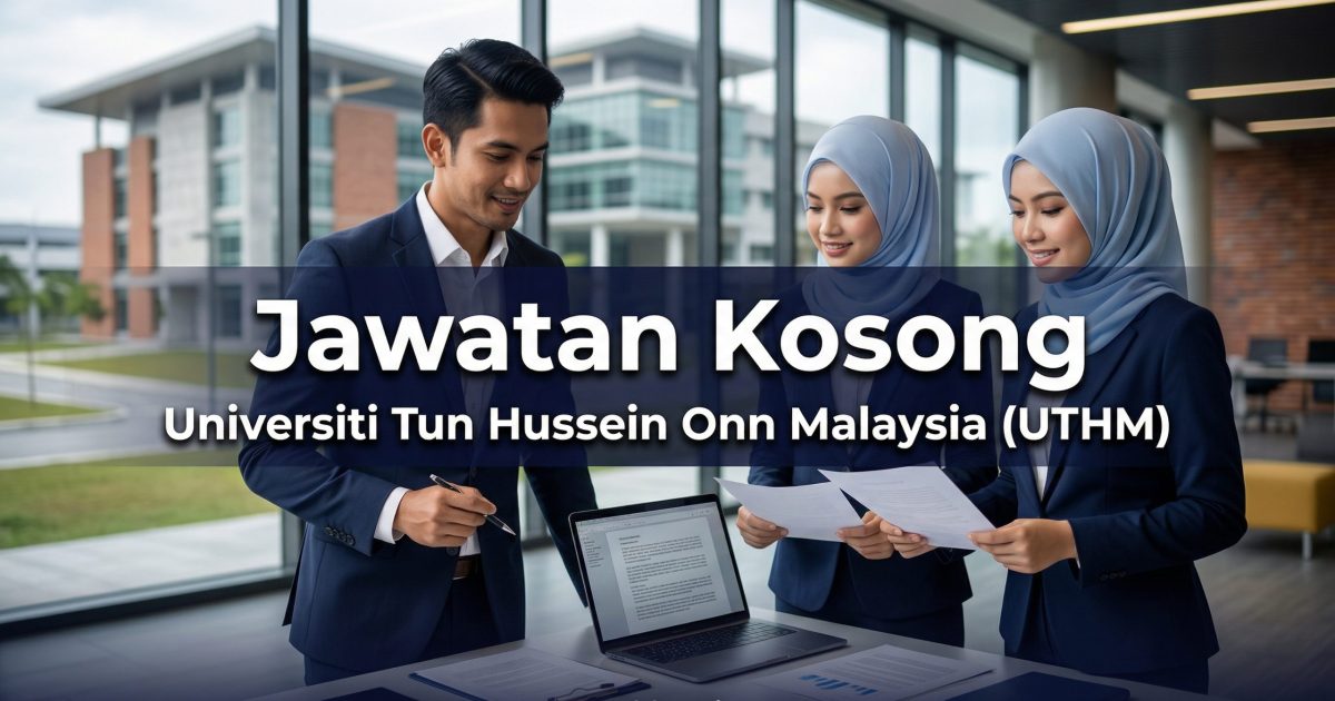 Peluang Kerjaya di UTHM: Permohonan Dibuka Untuk Pelbagai Jawatan