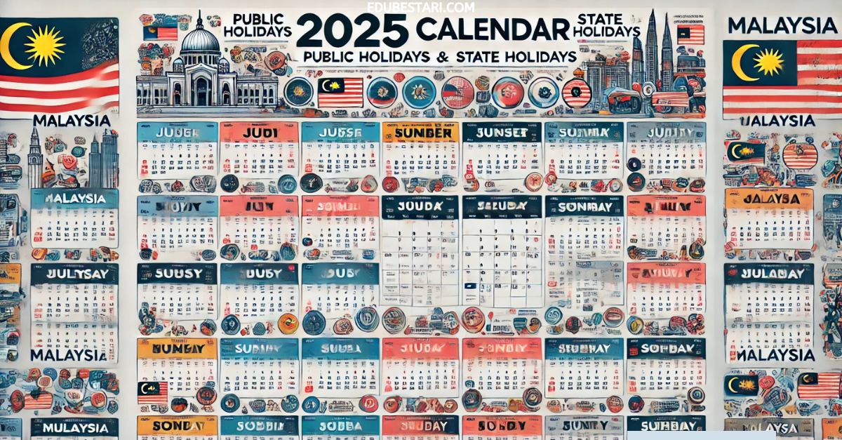 Kalendar 2025: Tarikh Cuti Umum dan Cuti Sekolah Malaysia