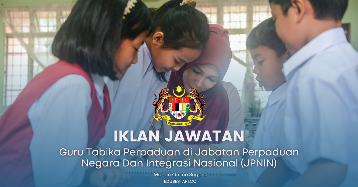 Cara Mohon Jawatan Kosong Penolong Guru Tabika Perpaduan Gred H1 JPNIN Negeri Sabah