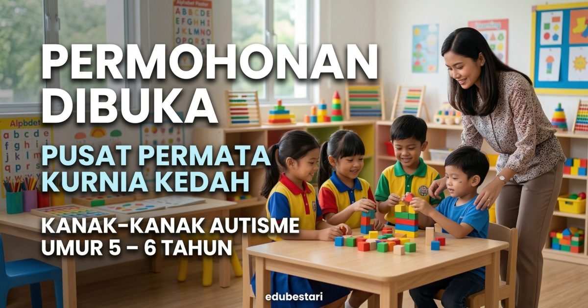 Permohonan Kemasukan Pusat PERMATA Kurnia Kedah 2026 Dibuka: Semak Syarat & Cara Mohon