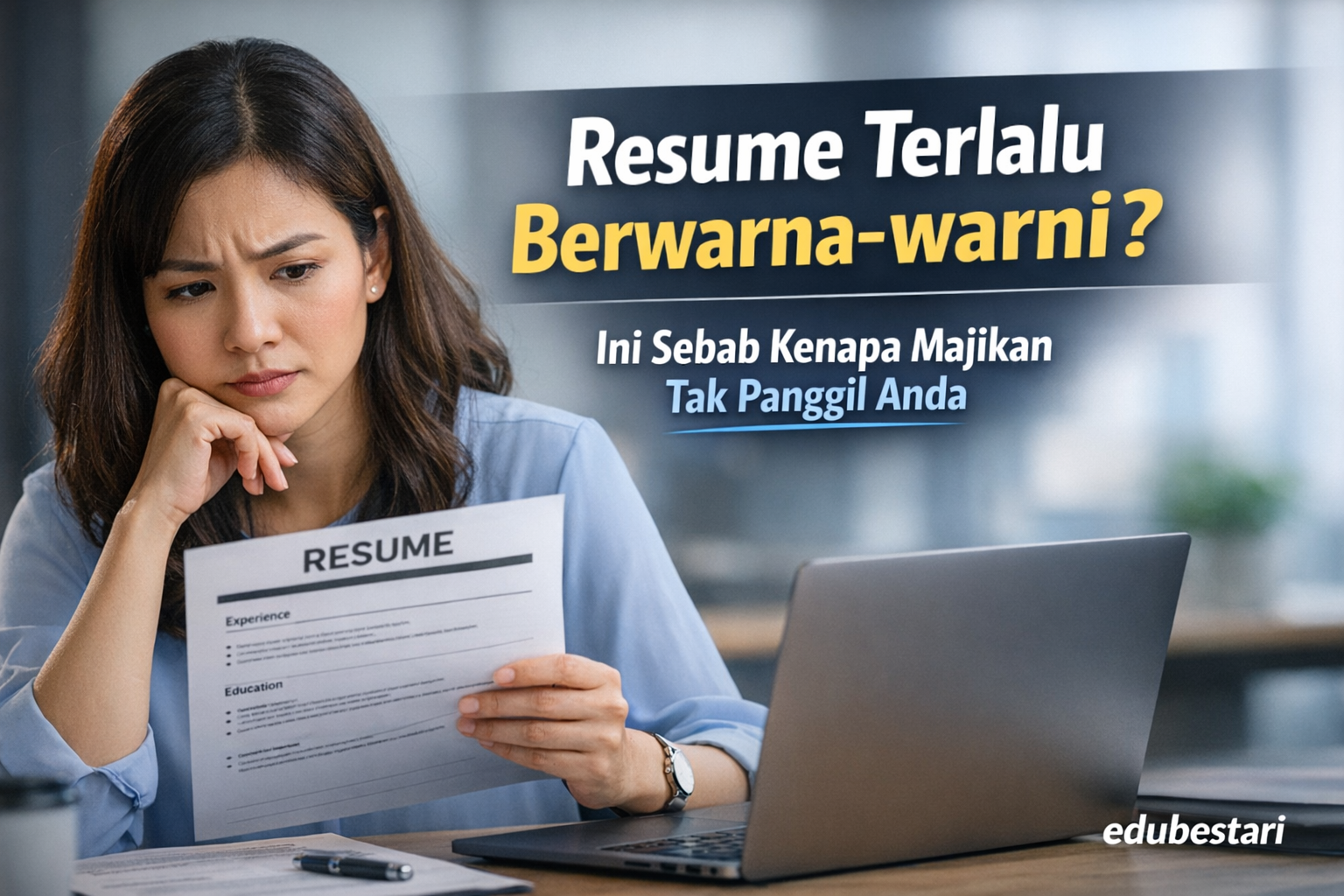 Kenapa Resume Biasa Lebih Relevan Berbanding Resume Yang Penuh Warna Warni & Icon? Ini Jawapannya