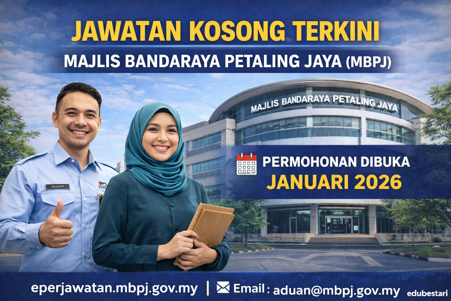Jawatan Kosong Terkini di Majlis Bandaraya Petaling Jaya (MBPJ) – Permohonan Dibuka