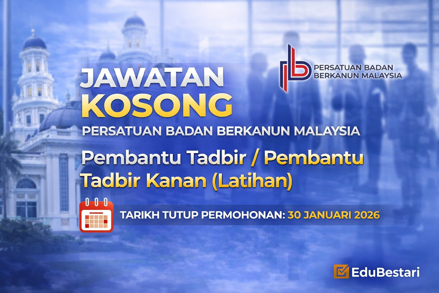 Jawatan Kosong Persatuan Badan Berkanun Malaysia 2026