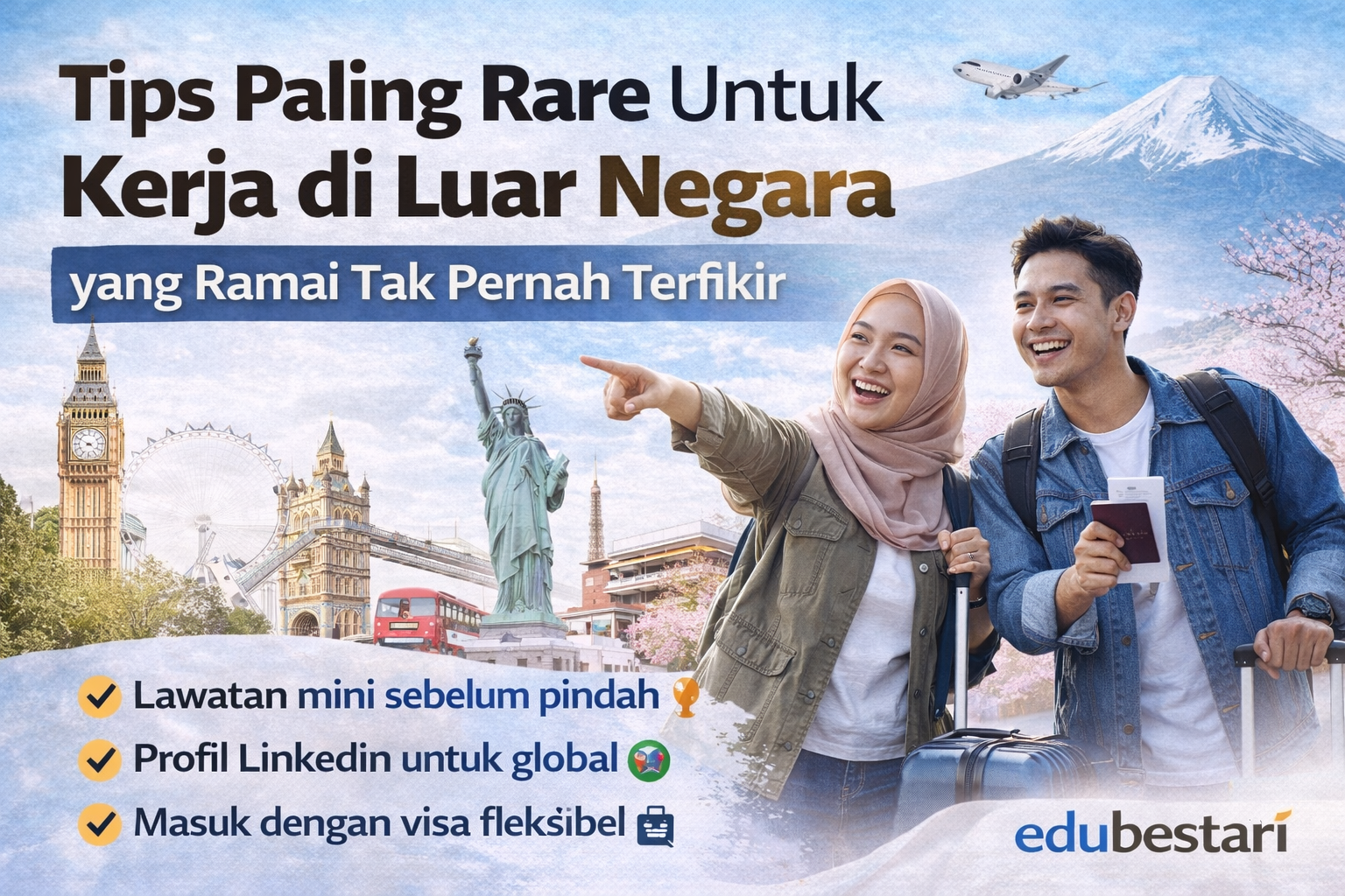 Tips Paling Rare Untuk Kerja di Luar Negara (Ramai Tak Pernah Terfikir)