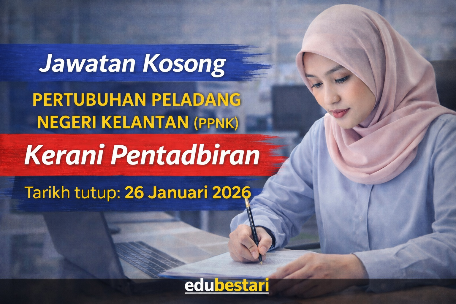 Jawatan Kosong Kerani Pentadbiran (Kontrak)
