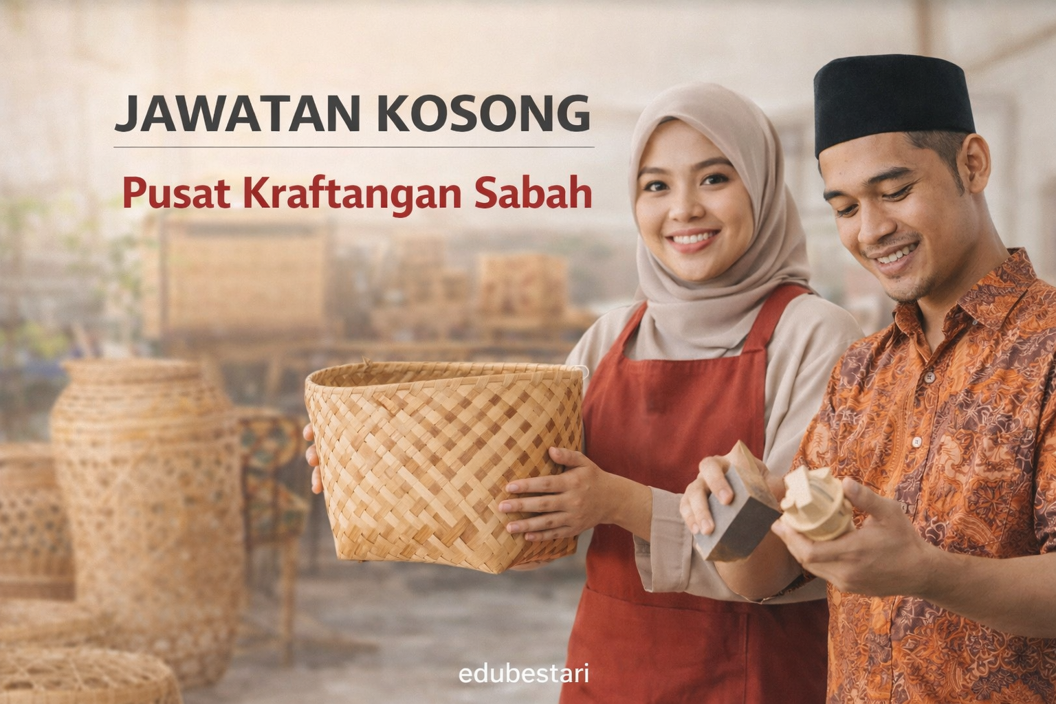 Peluang Kerjaya PKAN Sabah – Pusat Kraftangan Sabah (Kumpulan Yayasan Sabah)