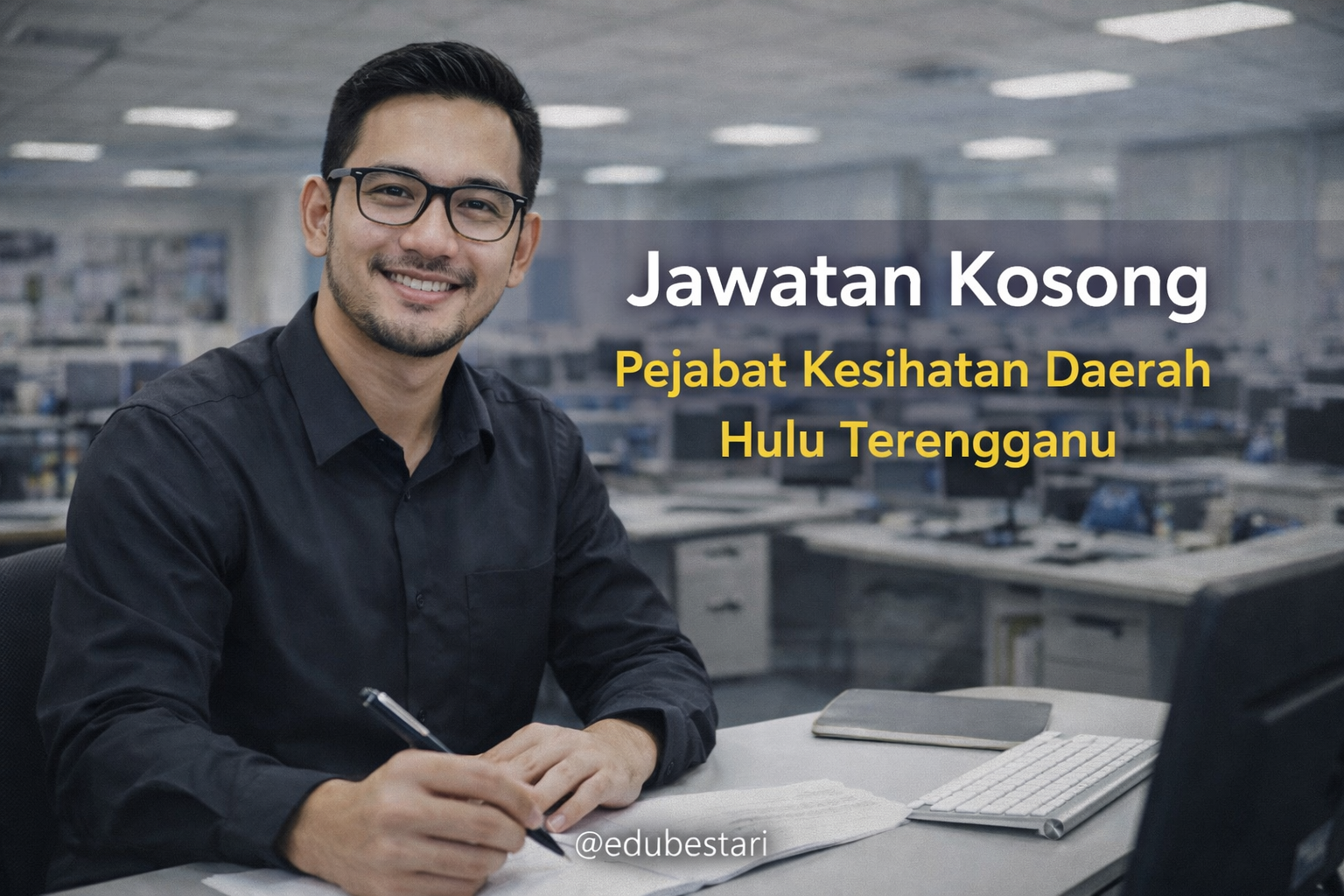 Jawatan MySTEP Pembantu Tadbir Gred N1 Di Pejabat Kesihatan Daerah Hulu Terengganu Dibuka (Gaji RM1,900)