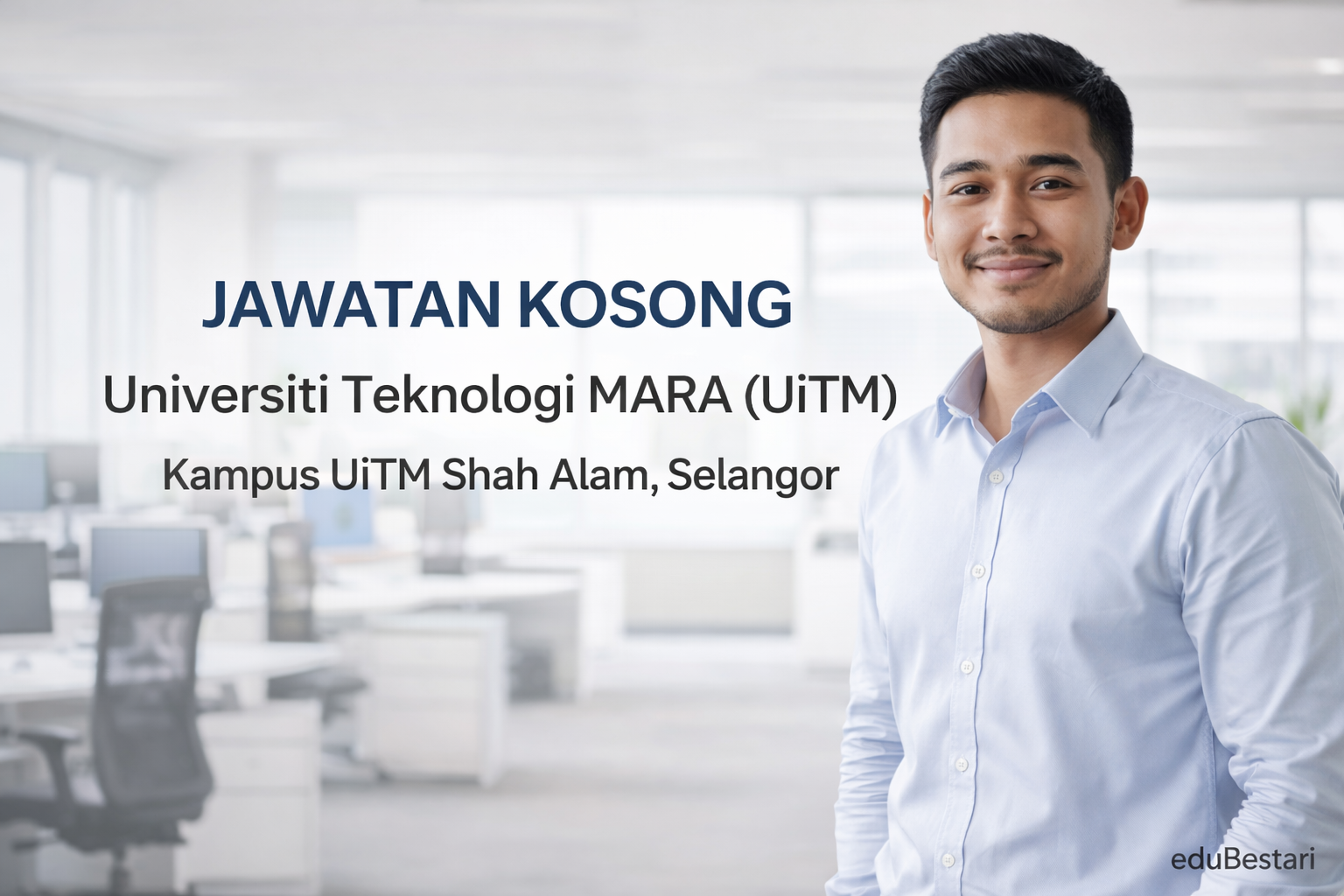 Jawatan Kosong UiTM 2026 Di Shah Alam – 16 Jawatan Dibuka Pelbagai Bidang (Tutup 11 Februari)