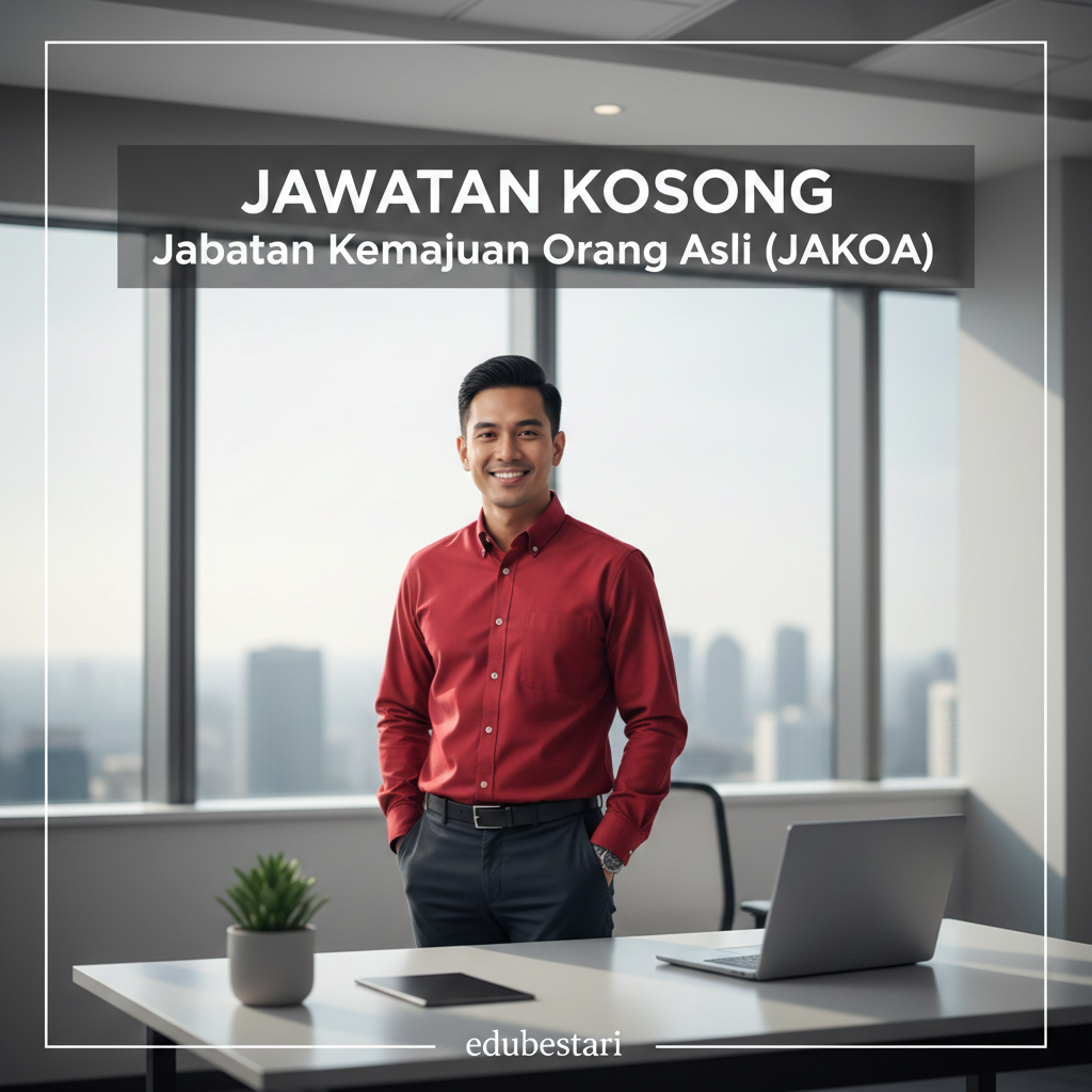 Jawatan Kosong JAKOA 2026 Di Putrajaya – 4 Jawatan Dibuka, Mohon Sebelum 6 Februari