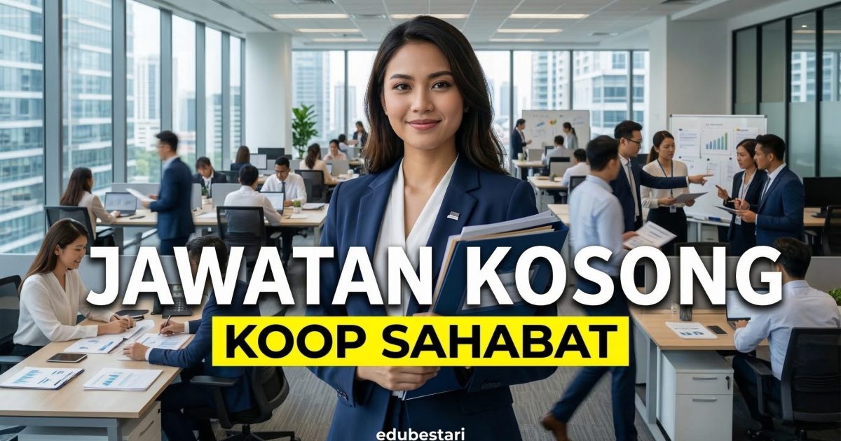 Jawatan Kosong Koop Sahabat 2026 – Kerani Kanan & Penolong Eksekutif (Mohon Sekarang)