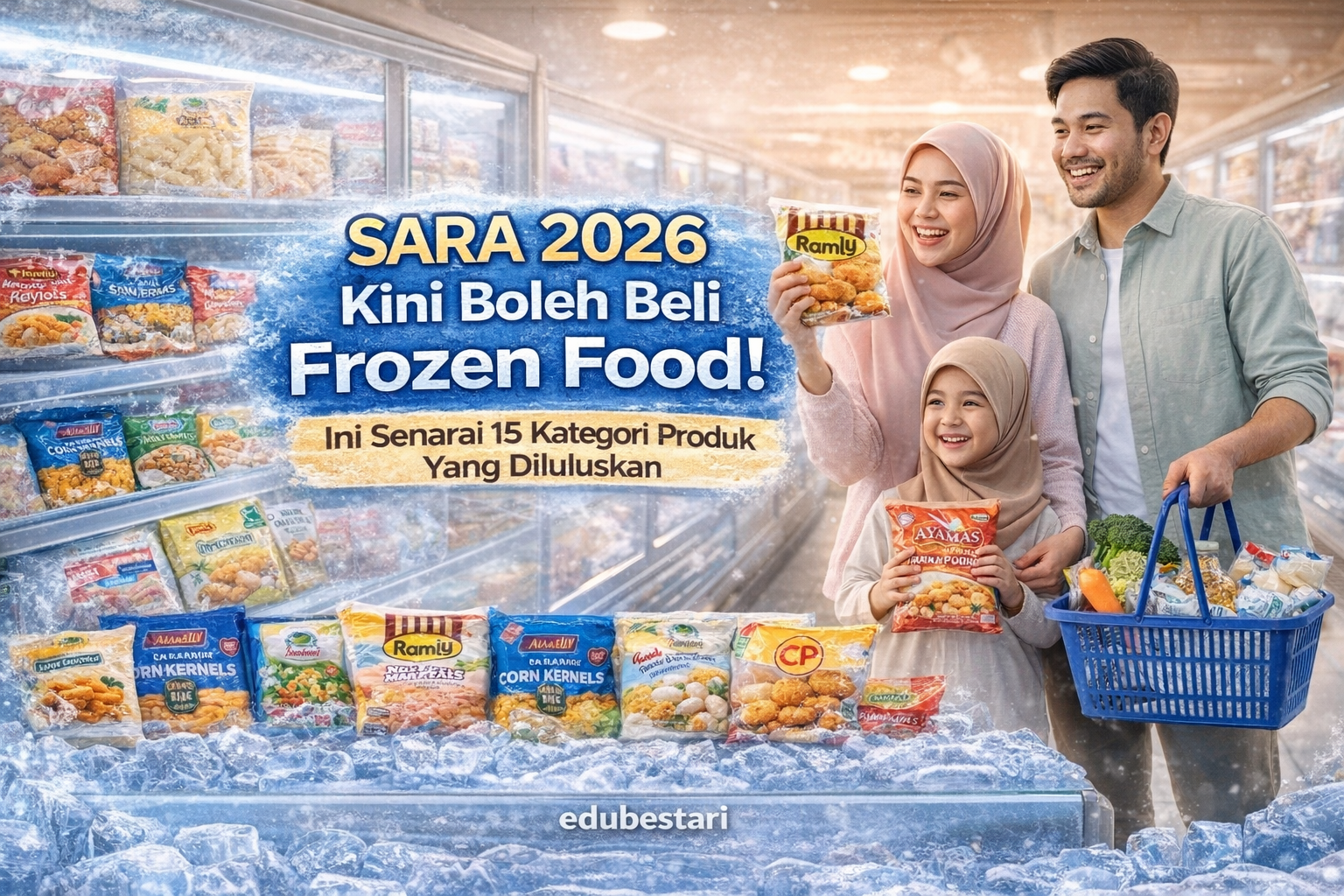 SARA 2026 Kini Boleh Beli Frozen Food! Ini Senarai 15 Kategori Produk Yang Diluluskan