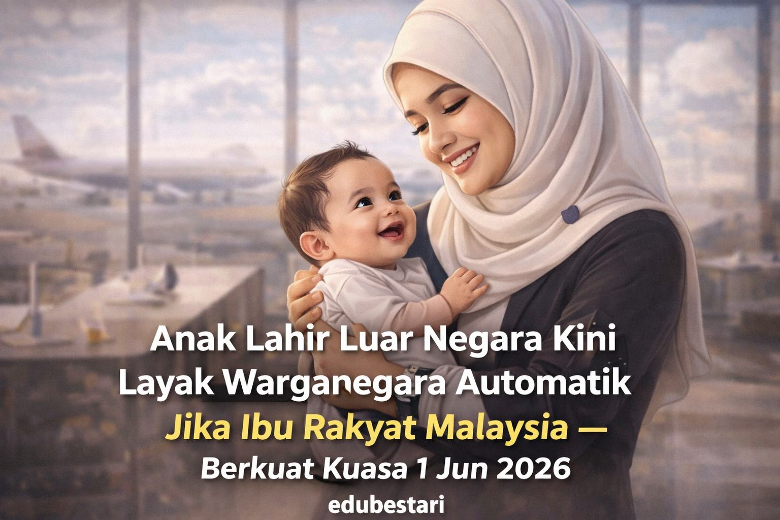 Anak Lahir Luar Negara Kini Layak Warganegara Automatik Jika Ibu Rakyat Malaysia — Berkuat Kuasa 1 Jun 2026