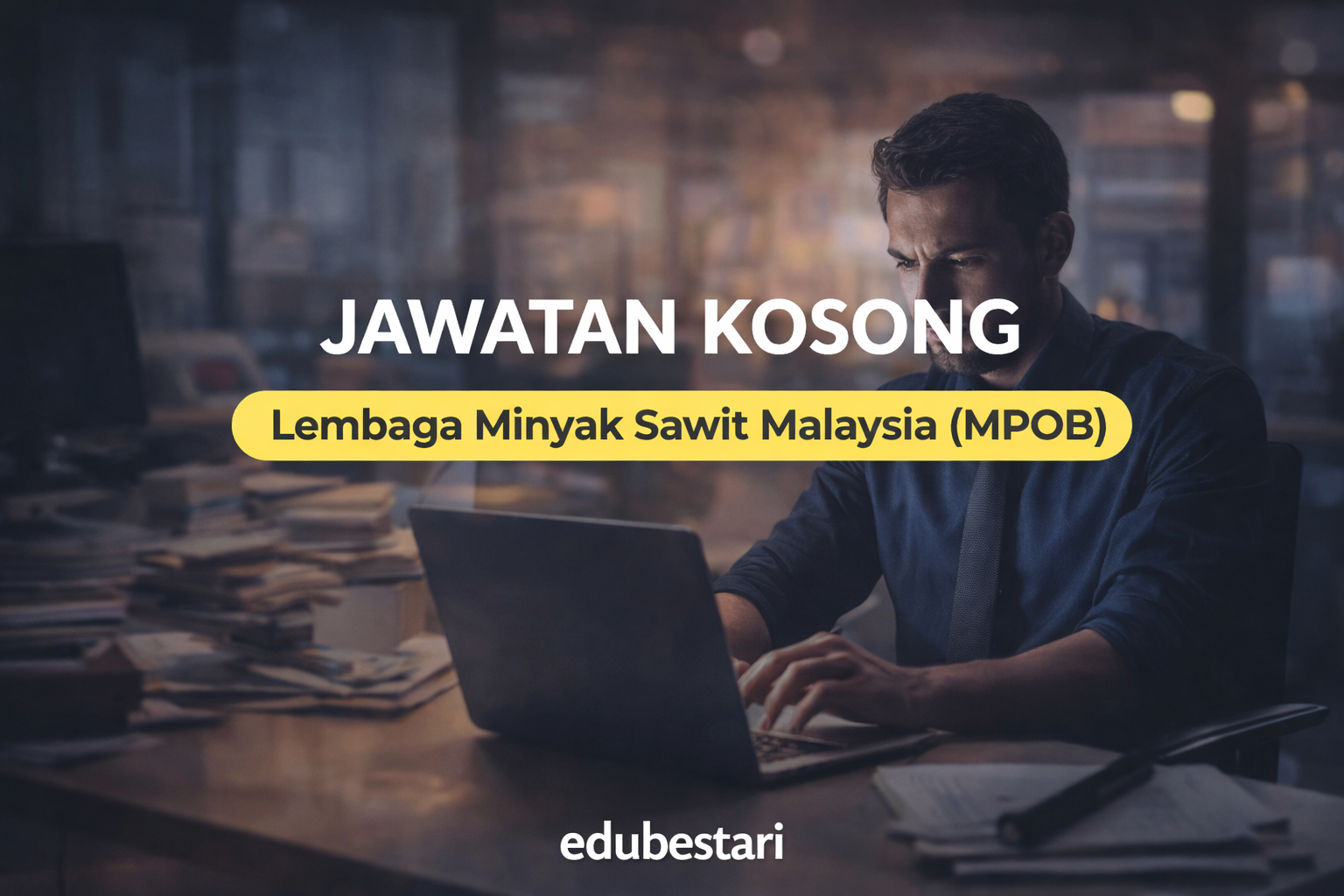Jawatan Kosong Lembaga Minyak Sawit Malaysia (MPOB): Pelbagai Jawatan Kontrak Bidang IT & Kemahiran Dibuka