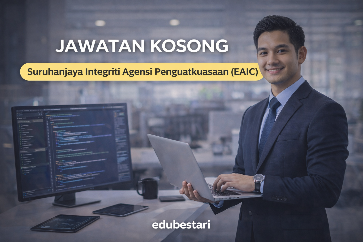 Jawatan Kosong Suruhanjaya Integriti Agensi Penguatkuasaan (EAIC): Penolong Pegawai Teknologi Maklumat FA5 (Putrajaya)
