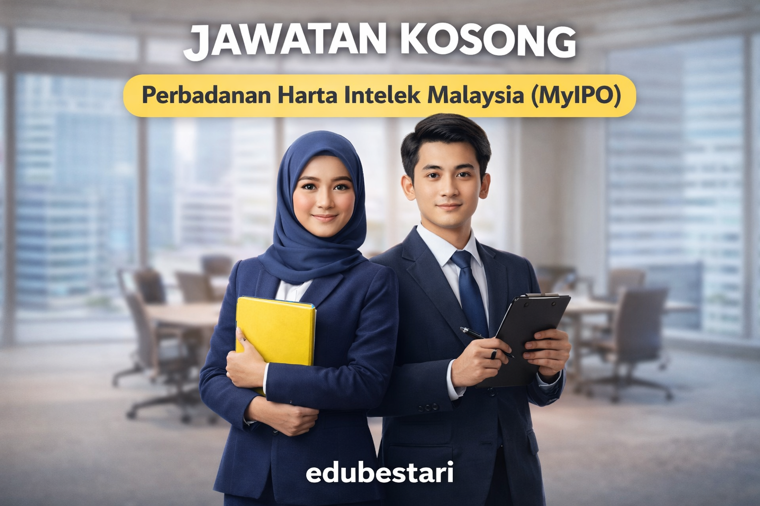 Jawatan Kosong MyIPO 2026: Pegawai Undang-Undang & Pembantu Harta Intelek