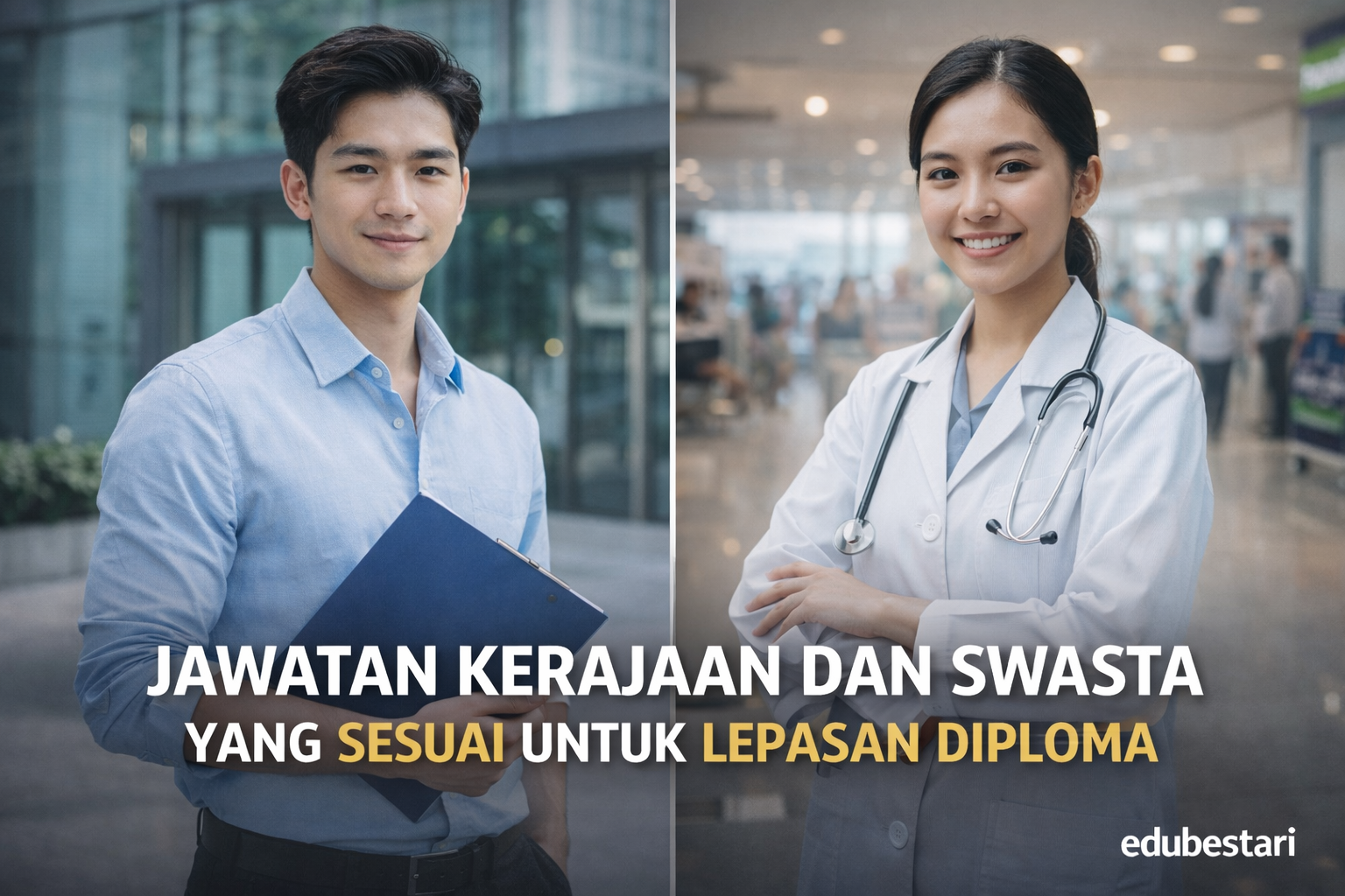 Jawatan Kerajaan dan Swasta Yang Sesuai Untuk Lepasan Diploma