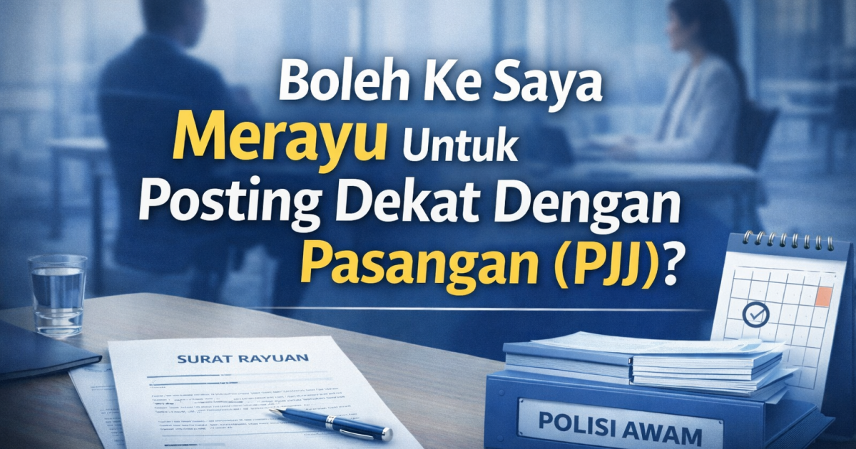 Boleh Ke Saya Merayu Untuk Posting Dekat Dengan Pasangan (PJJ)? Ini Realiti Sebenar