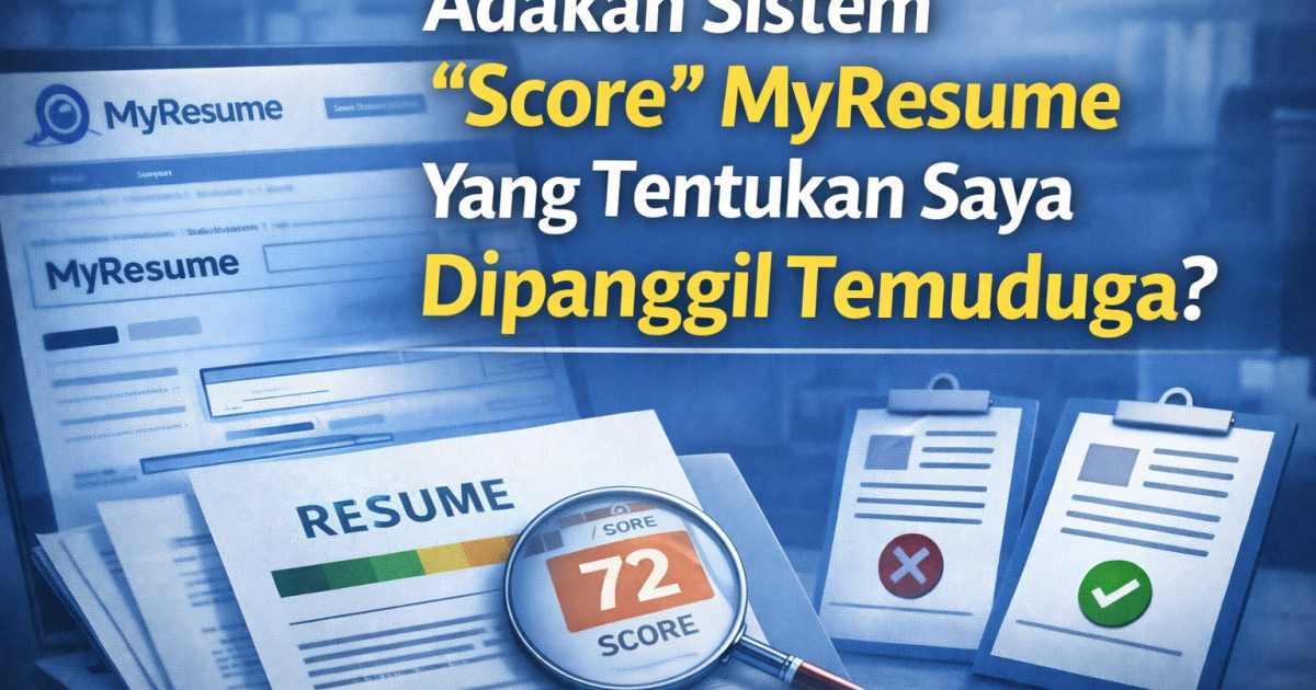 Adakah Sistem ‘Score’ MyResume Yang Tentukan Saya Dipanggil Temuduga?