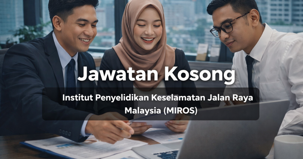 Jawatan Kosong MIROS 2026: Pegawai Kontrak Projek & PSH | Gaji Sehingga RM2,800