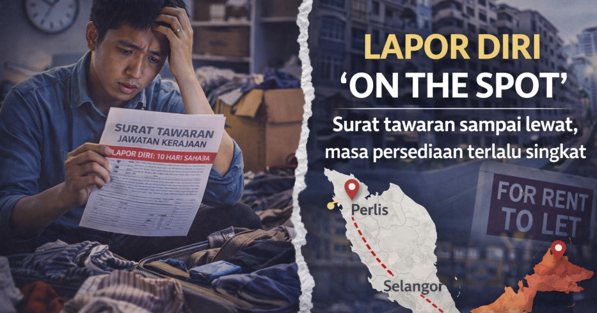 Isu Lapor Diri “On the Spot”: Bila Surat Tawaran Lewat, Masa Persediaan Terlalu Singkat