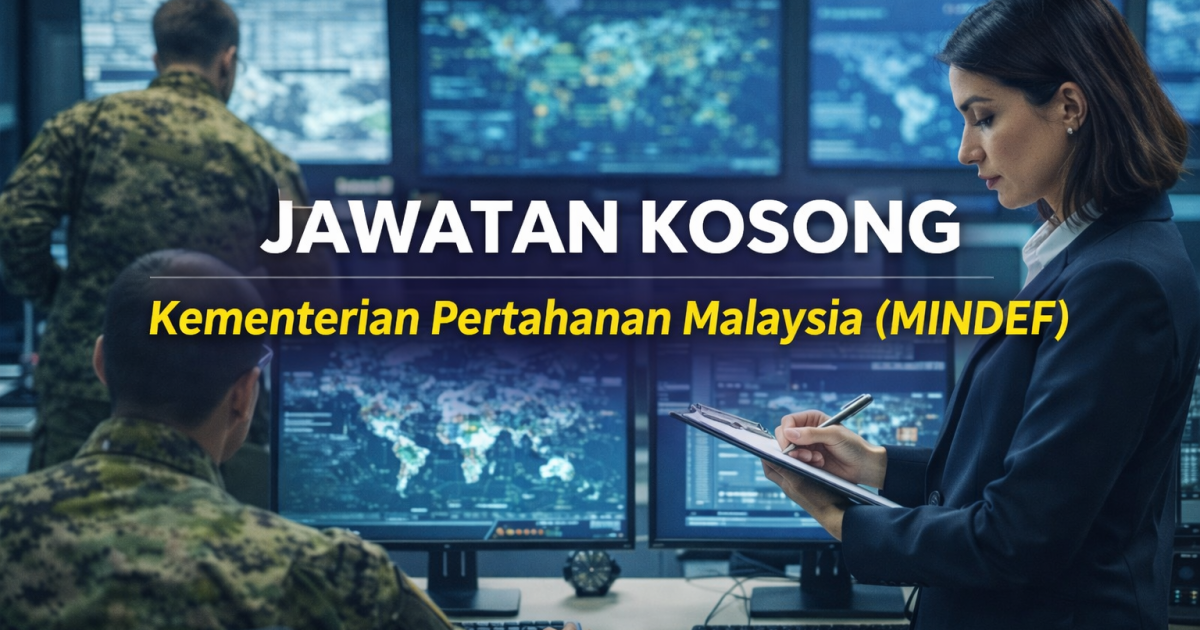 Jawatan Kosong Personel MySTEP Pegawai Penerbitan 2026 (Kementerian Pertahanan Malaysia)