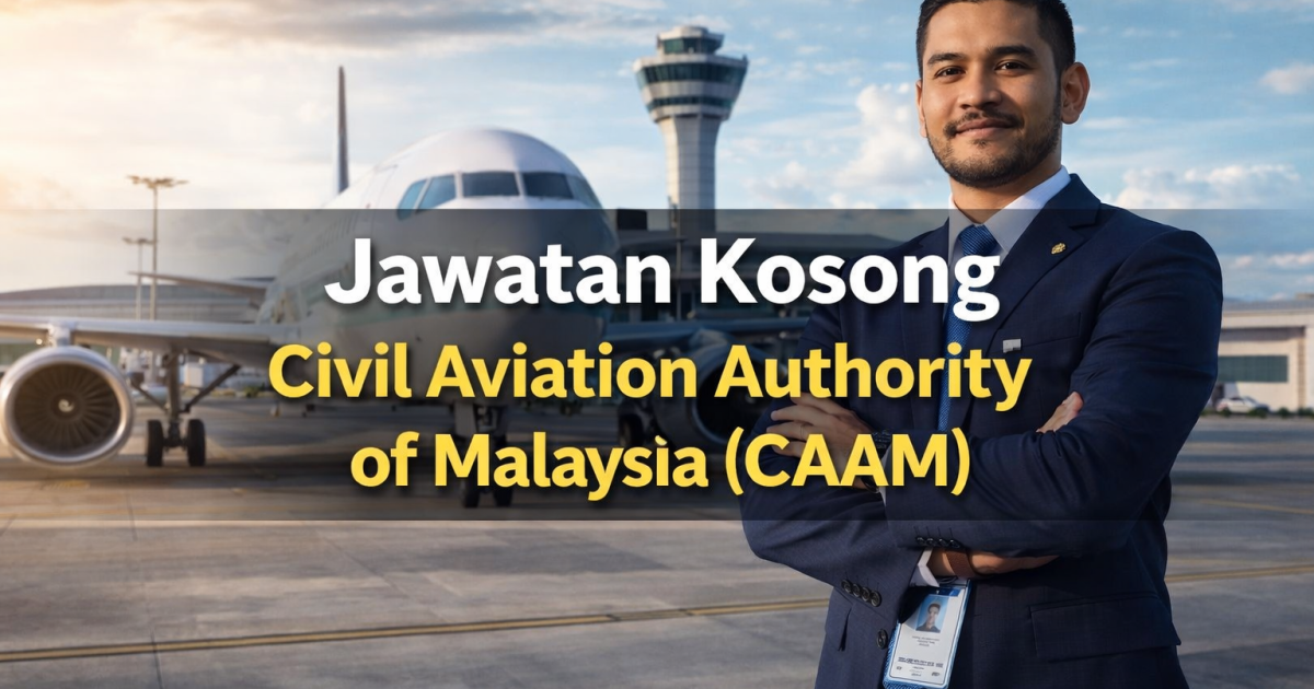 Jawatan Kosong CAAM 2026: Air Traffic Control Officer Dibuka Seluruh Malaysia (Gaji Lumayan & Kerjaya Berprestij)