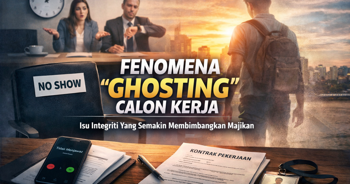 Fenomena Ghosting Calon Kerja: Isu Integriti Yang Semakin Membimbangkan Majikan
