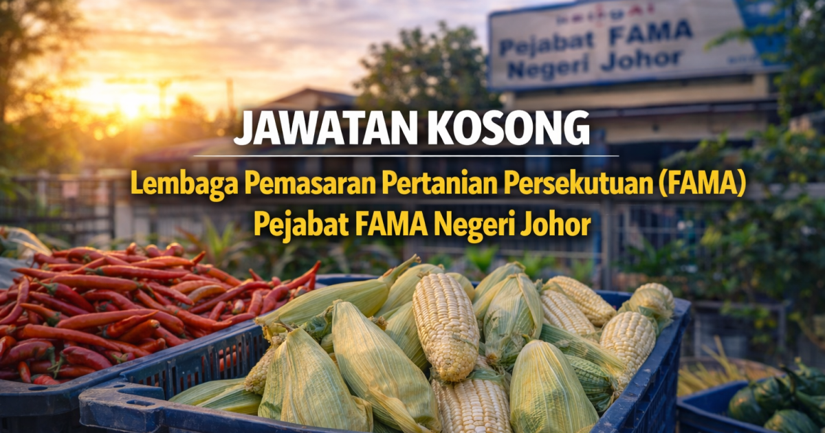 Jawatan Kosong FAMA Negeri Johor 2026