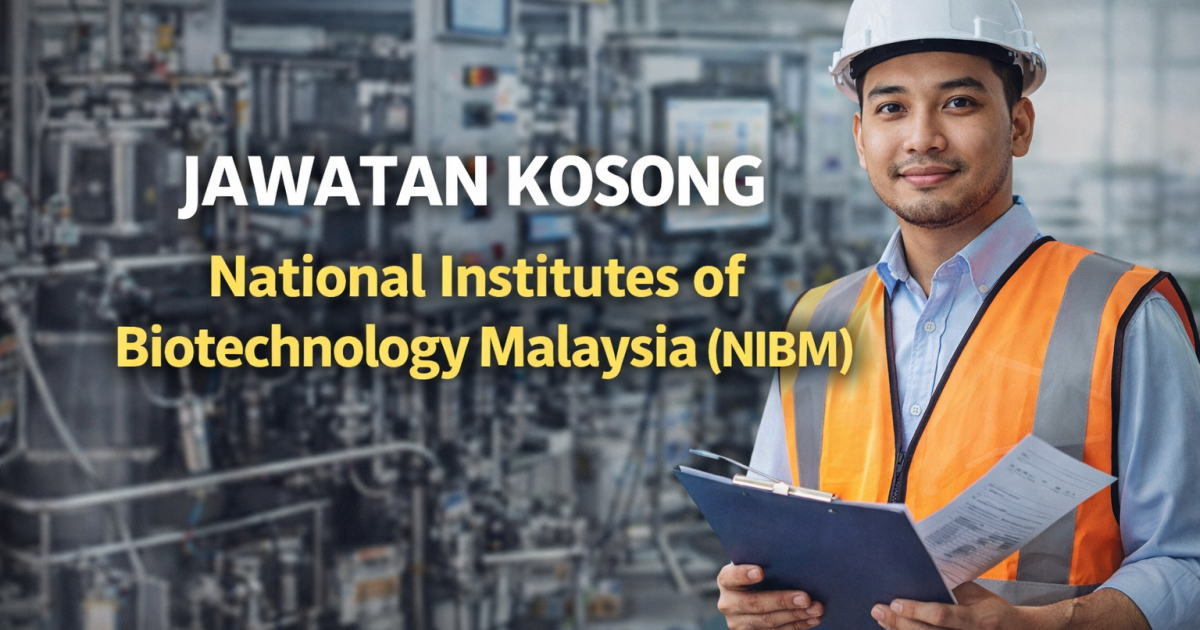 Jawatan Kosong NIBM 2026: Eksekutif Pengurusan Fasiliti Gred 11 (Kontrak) Di Pulau Pinang