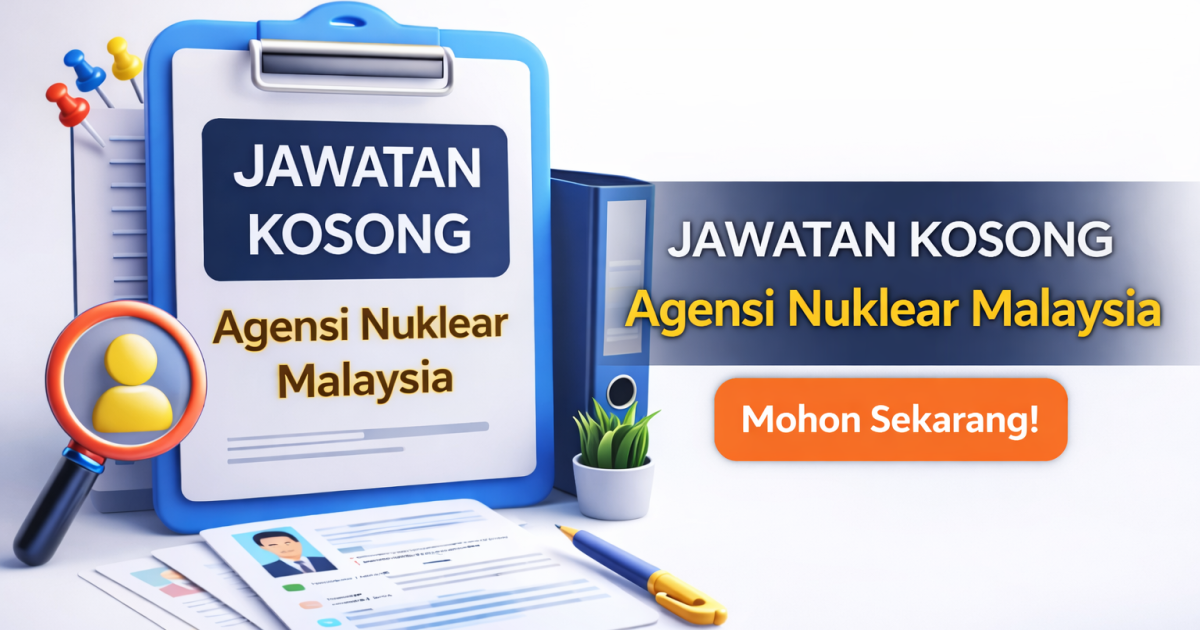 Jawatan Kosong MySTEP Pembantu Tadbir (P/O) Agensi Nuklear Malaysia 2026