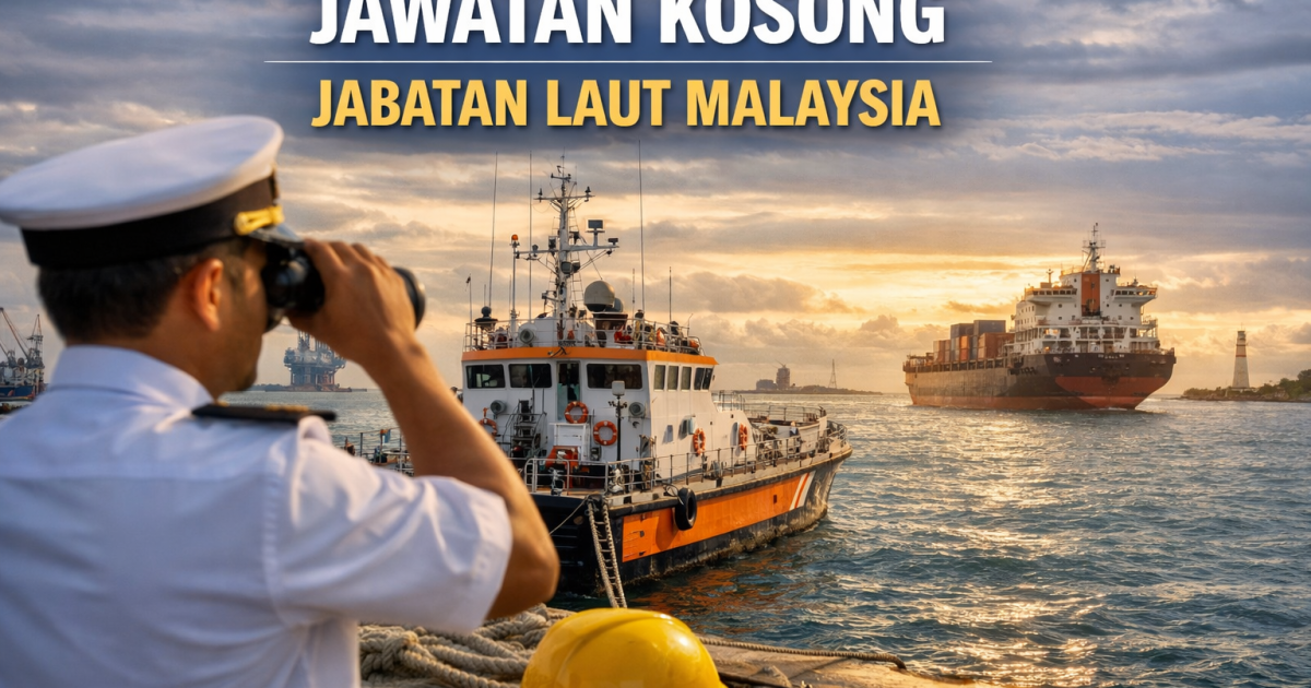 Jawatan Kosong MySTEP Pembantu Tadbir Jabatan Laut Malaysia 2026 (Pelabuhan Klang)