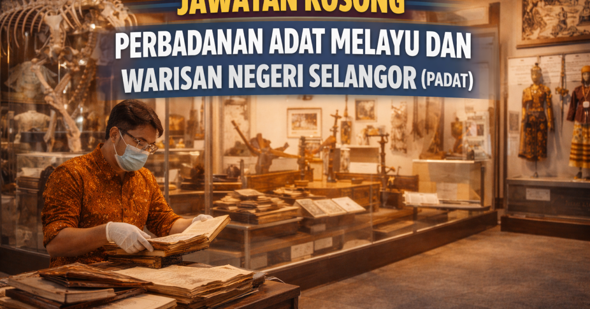 Jawatan Kosong Penolong Kurator S5 MySTEP 2026