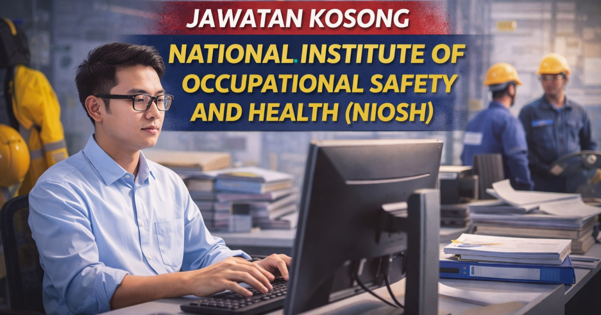 Jawatan Kosong Contract Clerk (3 Bulan) di NIOSH Sarawak Office (Miri) 2026