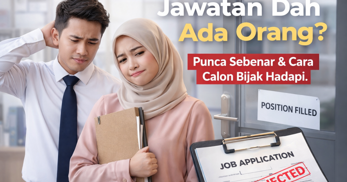 Jawatan Dah Ada Orang? Ini Realiti Sebenar Iklan Kerja & Cara Bijak Calon Menghadapinya