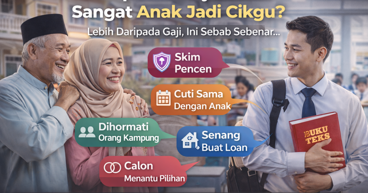 Kenapa Mak Ayah Sangat Mahu Anak Jadi Cikgu? Ini Sebab Sebenar Yang Jarang Orang Cerita