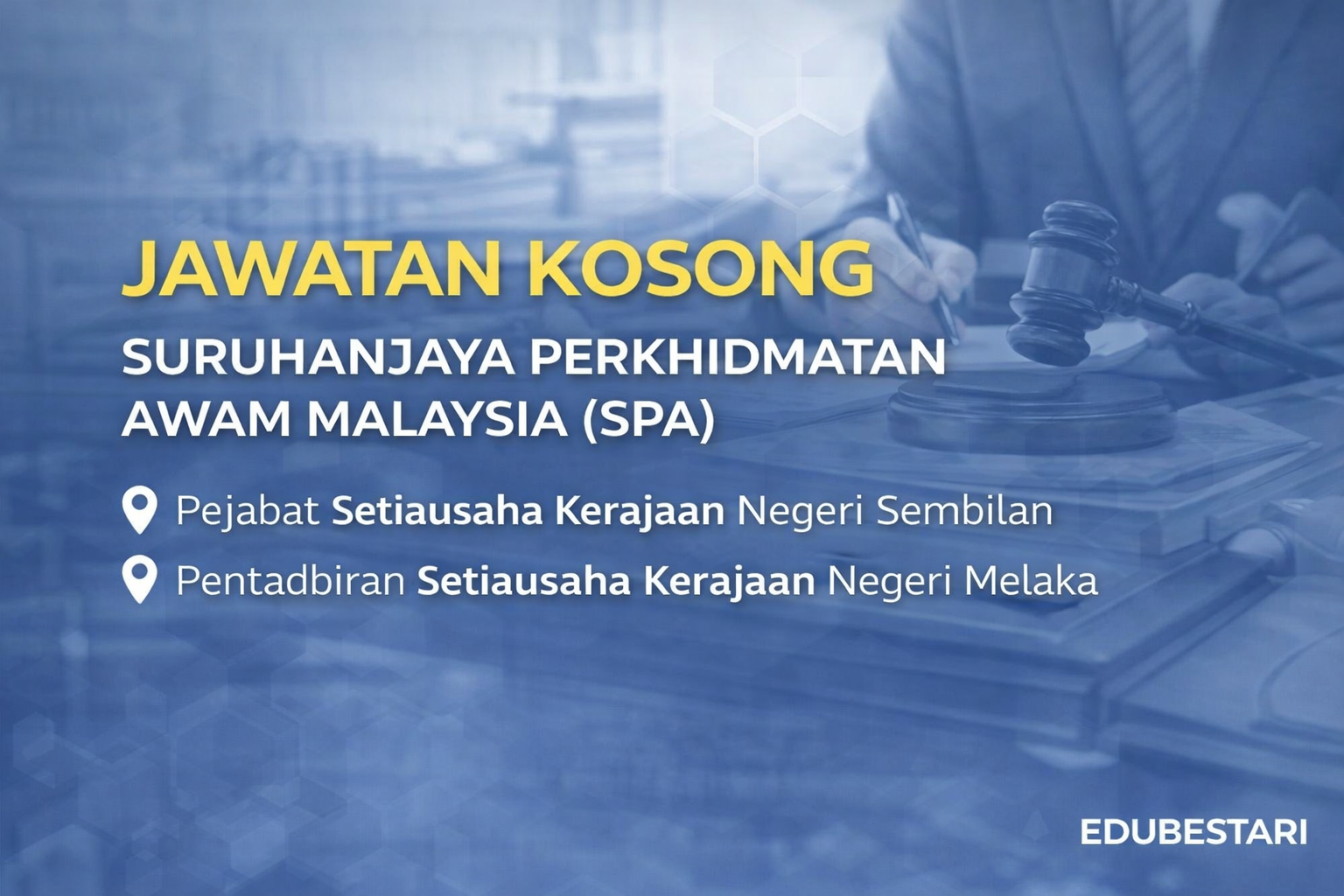 Jawatan SPA Nampak Umum, Tapi Sebenarnya Sangat Spesifik — Ini Bidang SKM/SVM Yang Dicari (JA1 & H1)