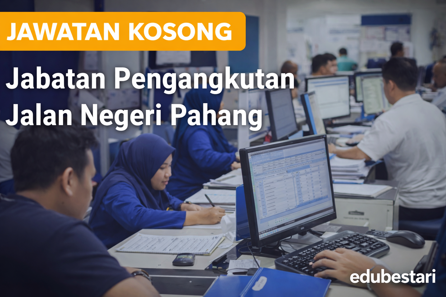 Jawatan Kosong MySTEP : Pembantu Tadbir (Perkeranian/Operasi) di Jabatan Pengangkutan Jalan Negeri Pahang