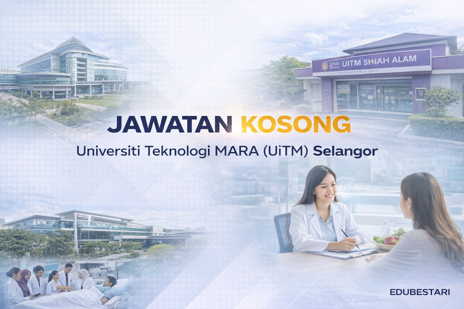 Jawatan Kosong UiTM Selangor – Pegawai Dietetik (Sambilan Harian) Fakulti Sains Kesihatan