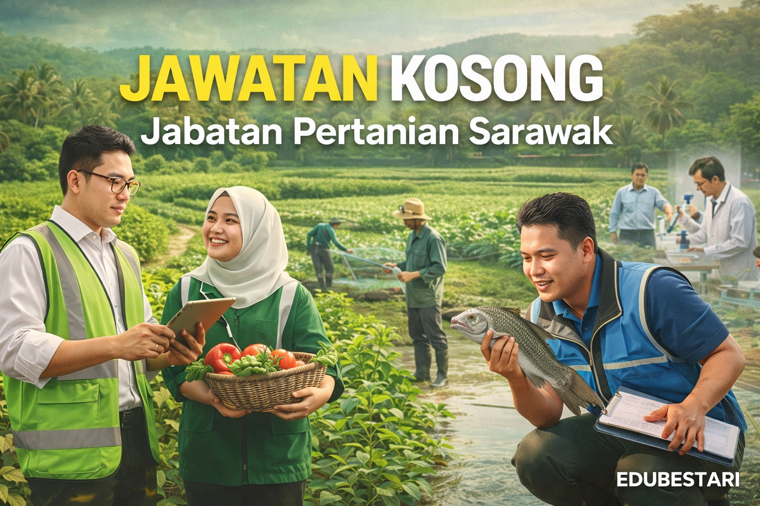 Jawatan Kosong Jabatan Pertanian Sarawak Melalui e-Recruitment Rasmi