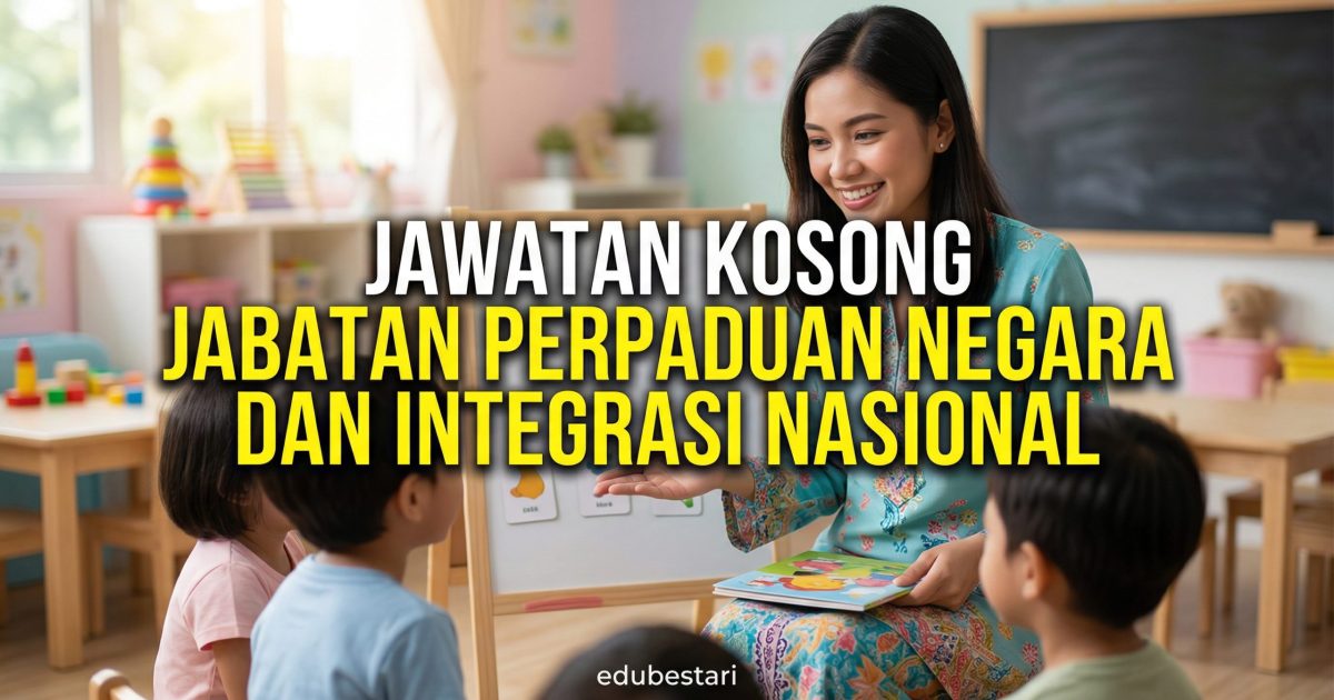 Jawatan Kosong Penolong Guru Tabika Perpaduan H1 (Kontrak) 2026 – Mohon Sekarang Sebelum 14 April