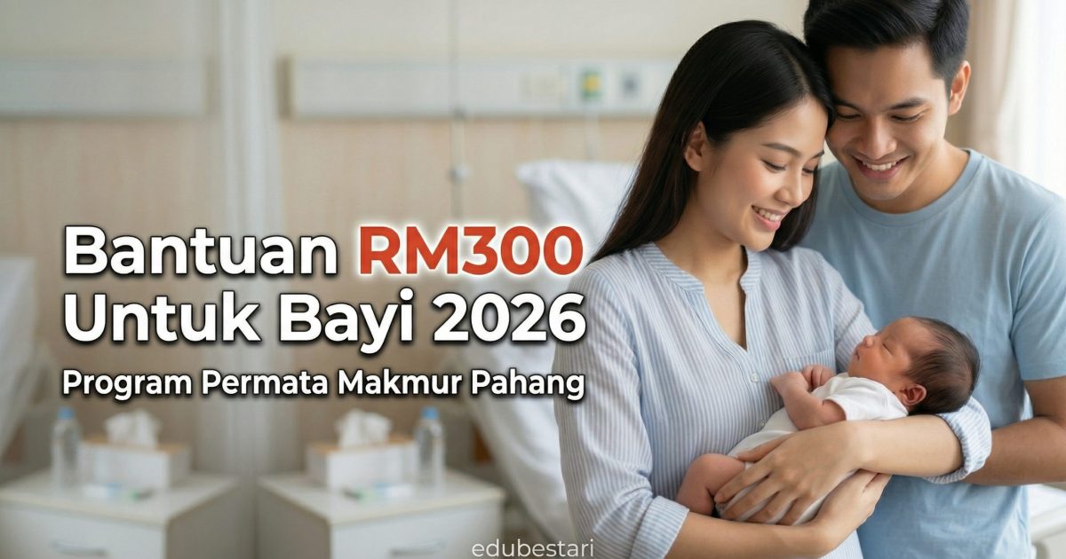Permata Makmur 2026: Bantuan RM300 Untuk Setiap Kelahiran Bayi di Pahang